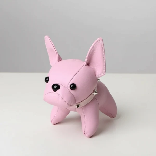 Porte-Clé Bouledogue Design - Accessoire Chic et Résistant