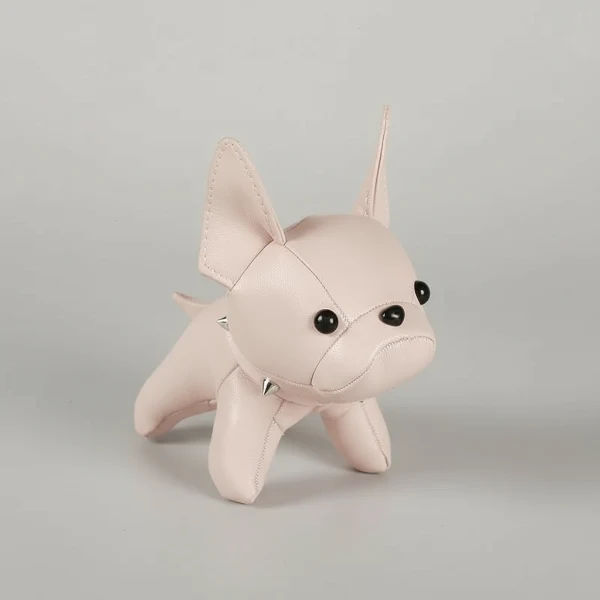 Porte-Clé Bouledogue Design - Accessoire Chic et Résistant