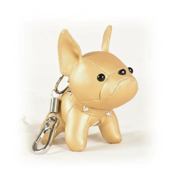Porte-Clé Bouledogue Design - Accessoire Chic et Résistant