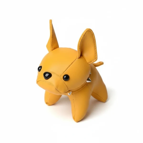 Porte-Clé Bouledogue Design - Accessoire Chic et Résistant