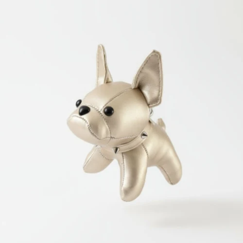 Porte-Clé Bouledogue Design - Accessoire Chic et Résistant