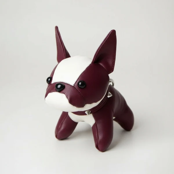 Porte-Clé Bouledogue Design - Accessoire Chic et Résistant