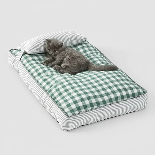 Coussin déhoussable en coton avec oreiller - Les Bonnes Affaires