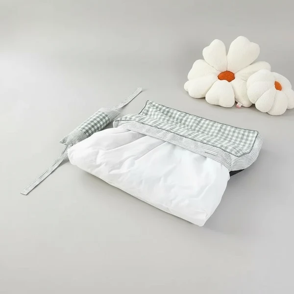 Coussin déhoussable en coton avec oreiller - Les Bonnes Affaires