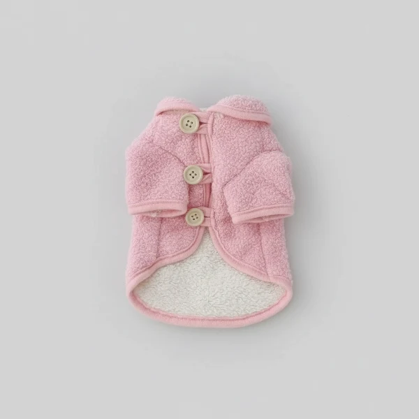 Manteau Doublé Fausse Fourrure Petit Chien