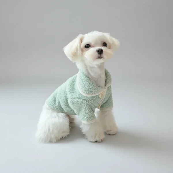 Manteau Doublé Fausse Fourrure Petit Chien