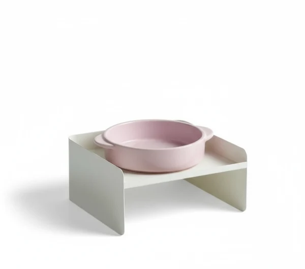 Gamelle Design Avec Support Métallique Pour Chien