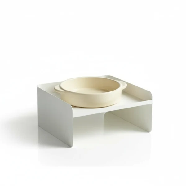 Gamelle Design Avec Support Métallique Pour Chien