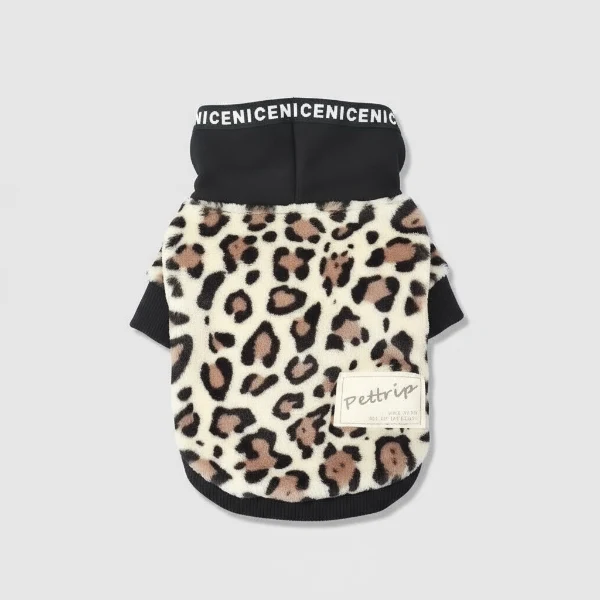 Sweat A Capuche Léopard Ou Camouflage Pour Chien