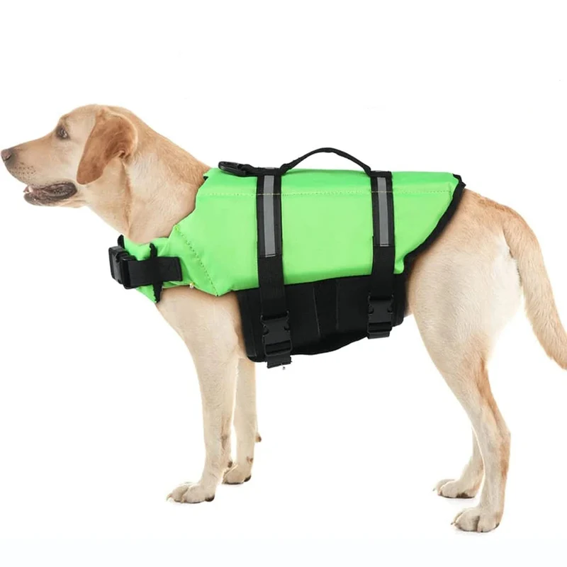 Gilet De Sauvetage Avec Bandes Réfléchissantes Pour Chien