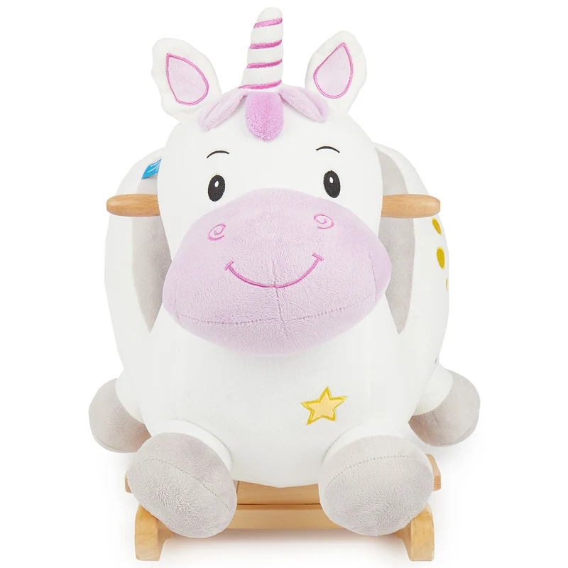 Schaukeltier Baby Einhorn Hörnchen
