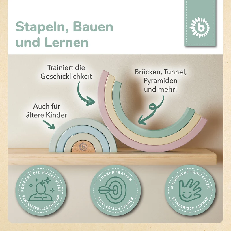 Regenbogen rose FSC®