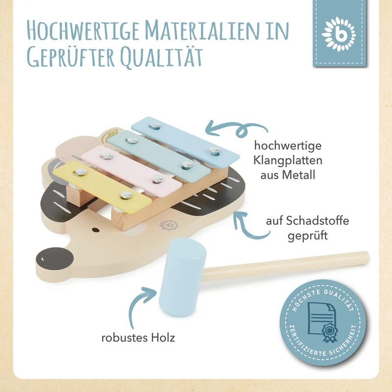 Mini Xylophon Igel