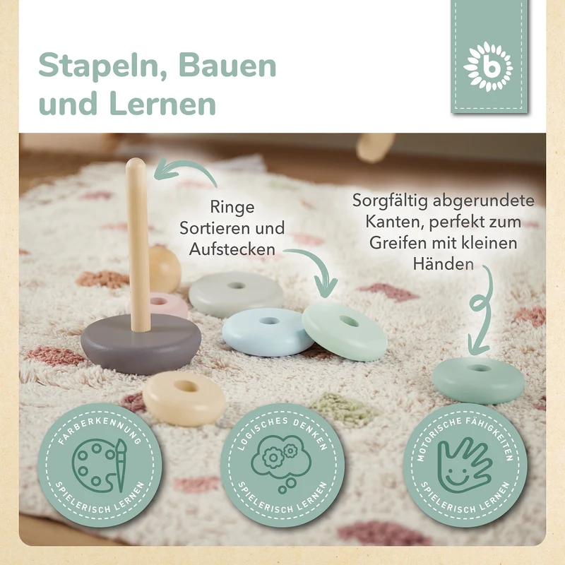 Stapelturm rose FSC®
