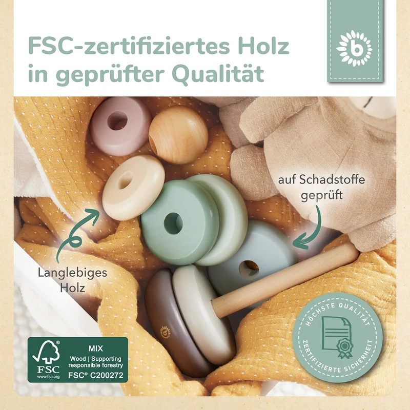Stapelturm rose FSC®