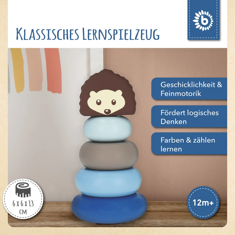 Mini Stapelturm Igel