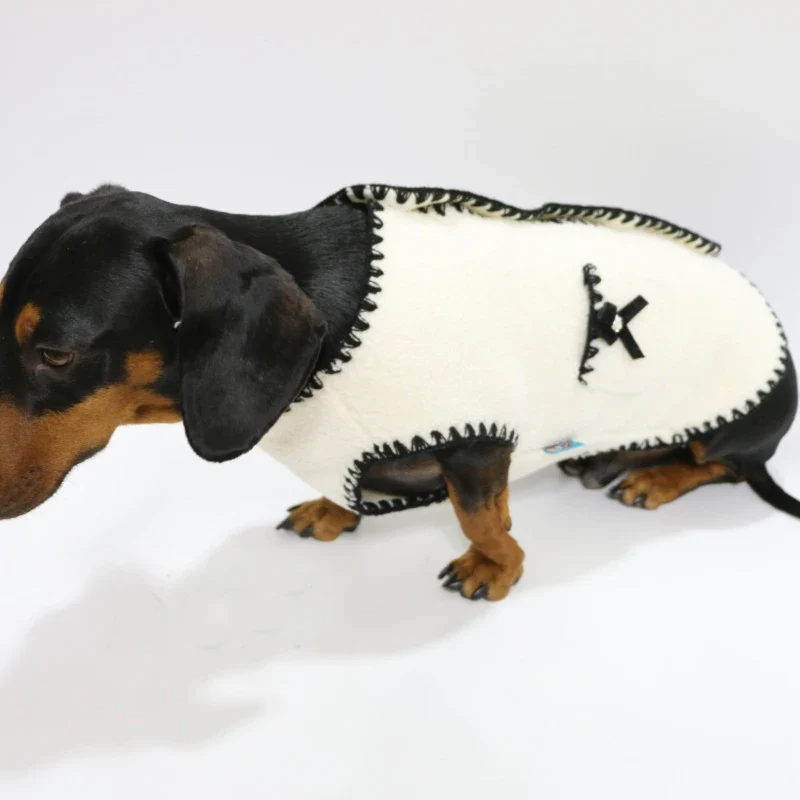 Gilet Polaire Manches Courtes Pour Teckel
