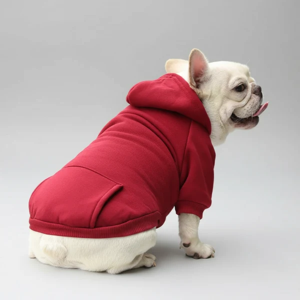 Sweat Capuche Doux Et Confortable Pour Petit Chien