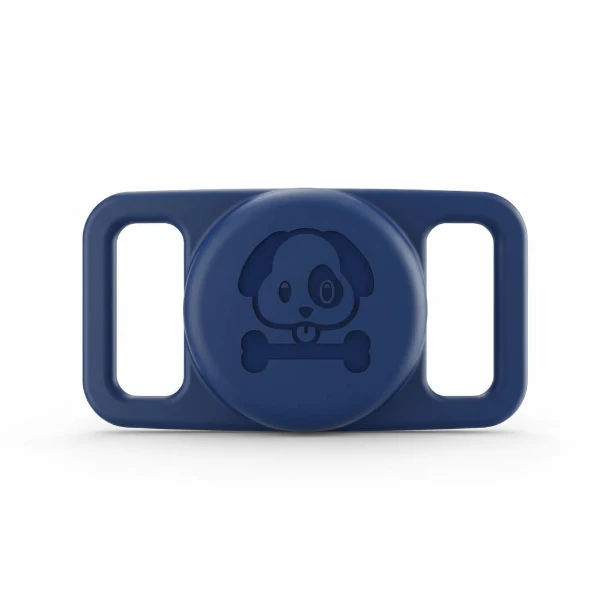 Support AirTag en silicone étanche pour collier chien anti-perte, sûr et résistant