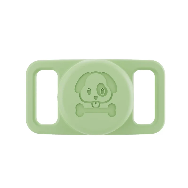 Support AirTag en silicone étanche pour collier chien anti-perte, sûr et résistant