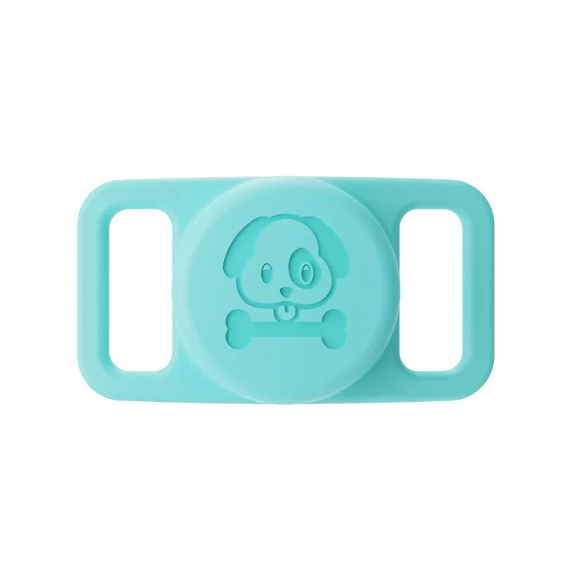 Support AirTag en silicone étanche pour collier chien anti-perte, sûr et résistant