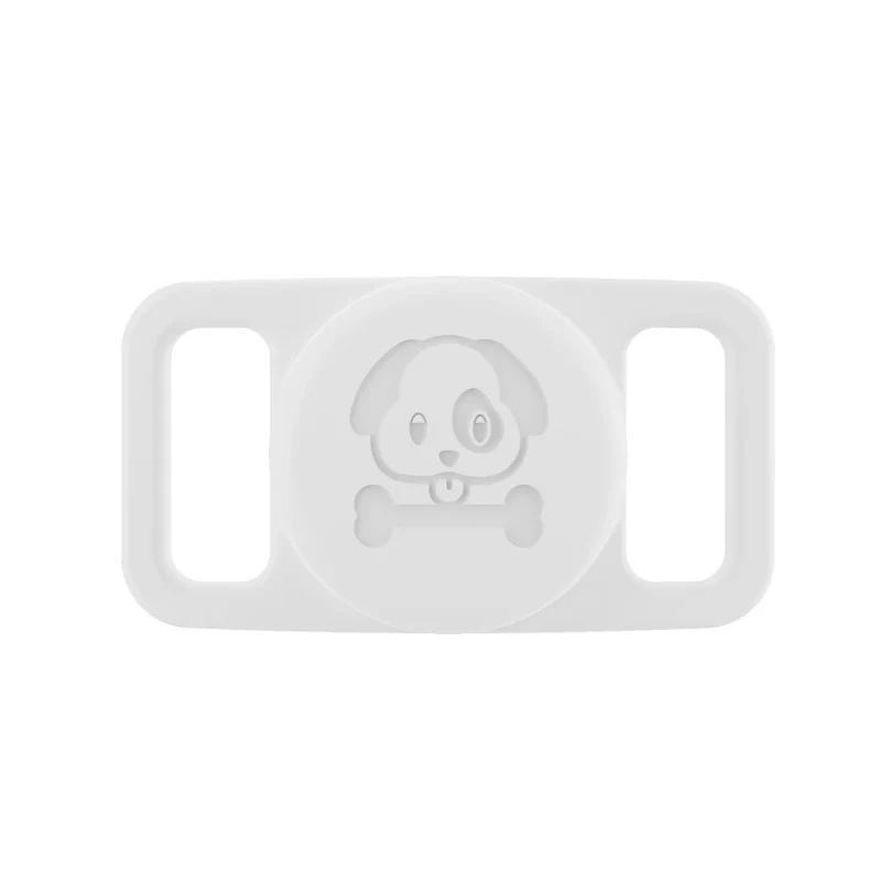 Support AirTag en silicone étanche pour collier chien anti-perte, sûr et résistant