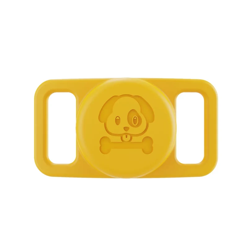 Support AirTag en silicone étanche pour collier chien anti-perte, sûr et résistant