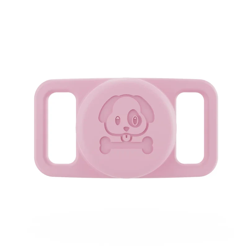 Support AirTag en silicone étanche pour collier chien anti-perte, sûr et résistant