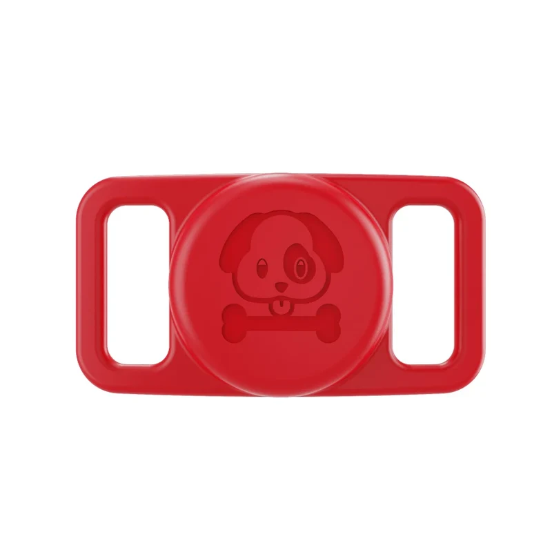 Support AirTag en silicone étanche pour collier chien anti-perte, sûr et résistant