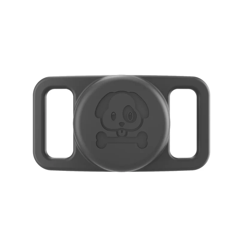 Support AirTag en silicone étanche pour collier chien anti-perte, sûr et résistant