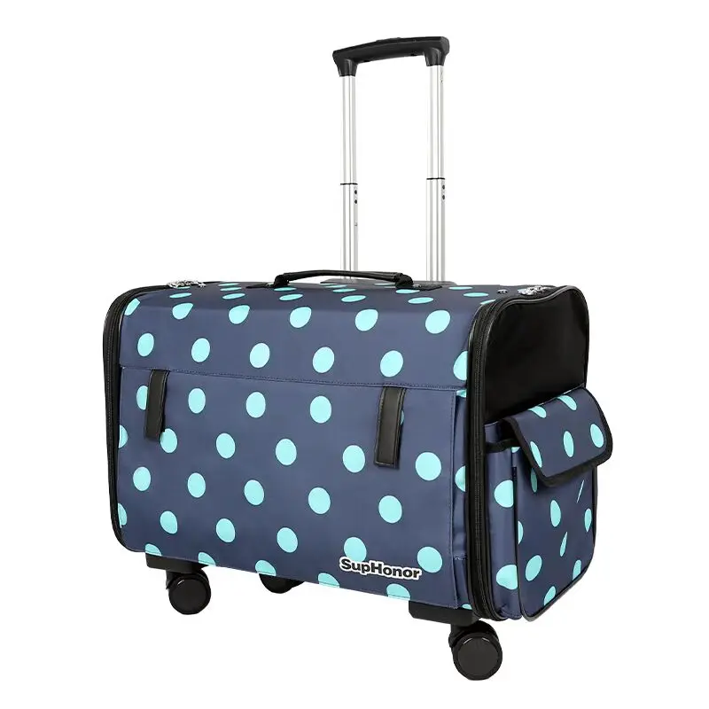 Valise A Roulettes Pour Chien Jusqu'à 15kg