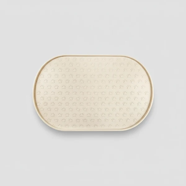 Tapis Silicone Oval Pour Gamelle Chien