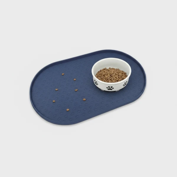 Tapis Silicone Oval Pour Gamelle Chien