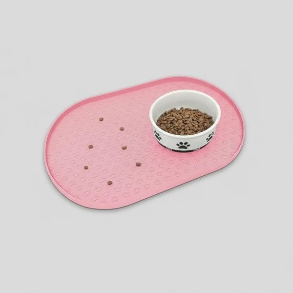 Tapis Silicone Oval Pour Gamelle Chien