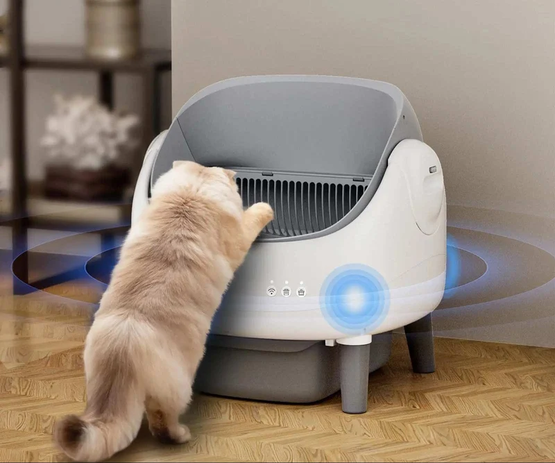 Grande Litière Connectée Design Et Pratique