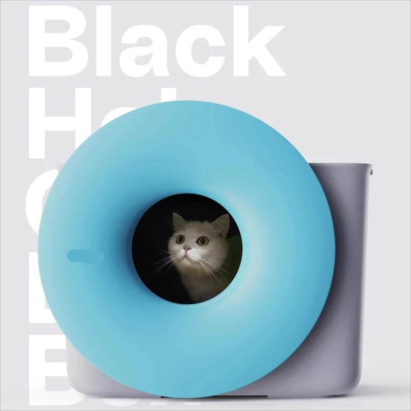 Litière Design Pour Chat - Confort Moderne