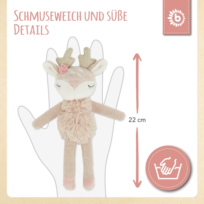 Spielfigur Reh Ella mit Rassel