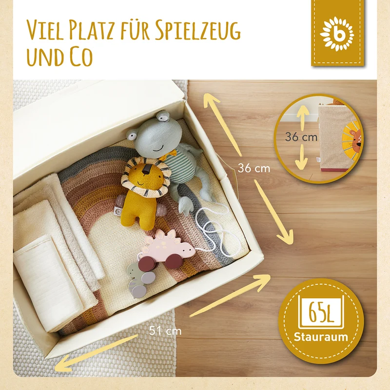 Aufbewahrungsbox Löwe mit Deckel