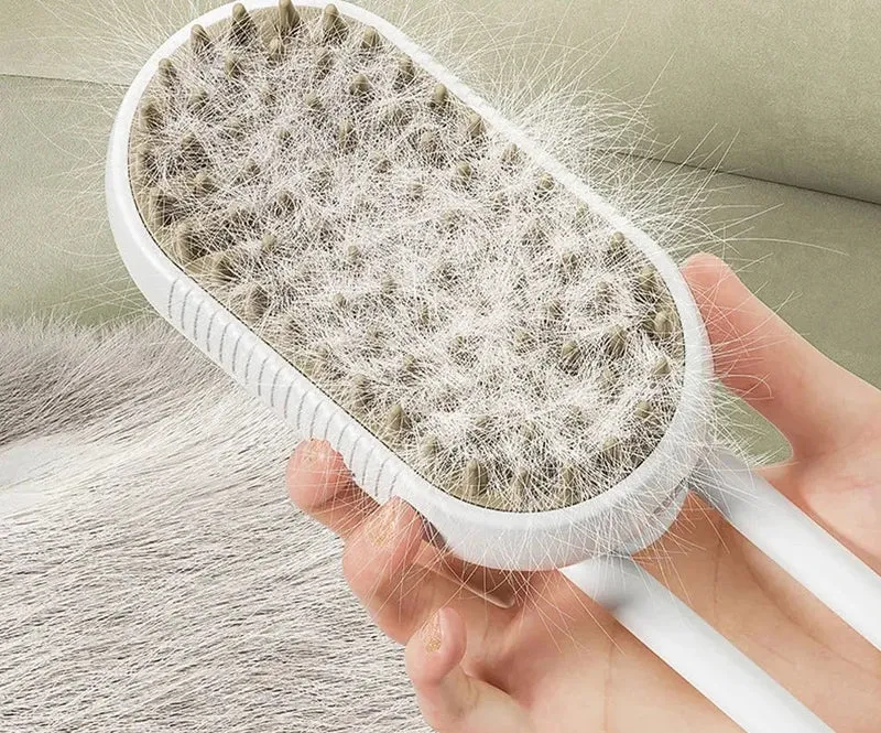 Brosse vapeur pour chien et chat - Toilettage efficace