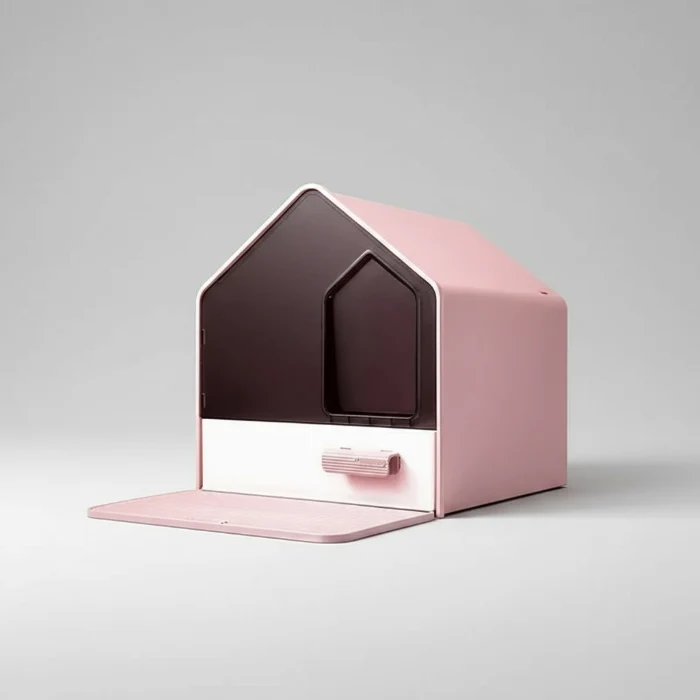 Litière Design Pour Chat En Forme De Maison