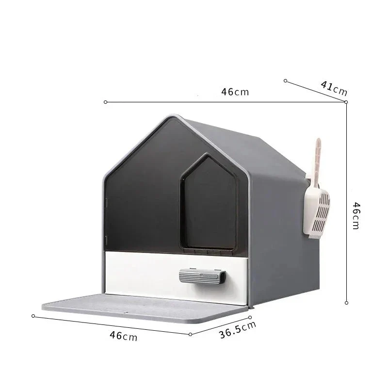 Litière Design Pour Chat En Forme De Maison