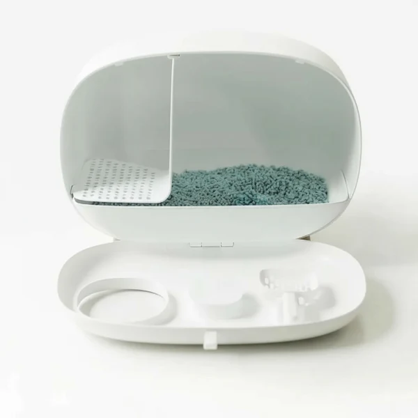 Maison de toilette fermée Oscar & Plume – bac à litière design pour chat élégant
