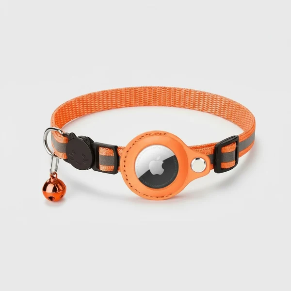 Collier Airtag Ajustable Et Résistant Pour Chat