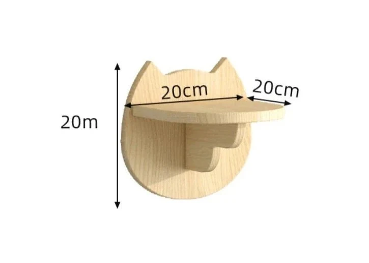 Parcours D'Escalade Pour Chat En Bois Naturel