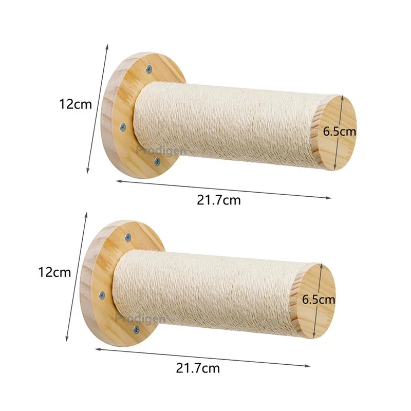 Hamac Mural En Bois Et Sisal Pour Chat