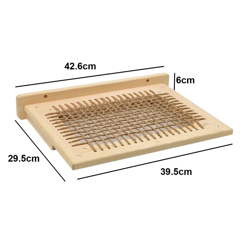 Hamac Mural En Bois Et Sisal Pour Chat