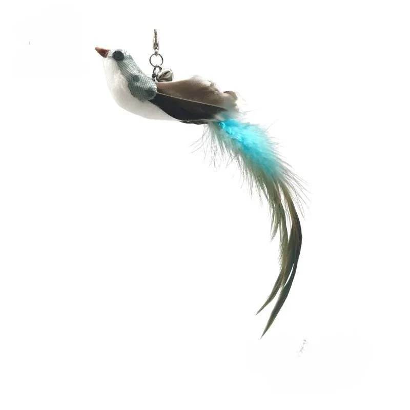 Plume Oiseau Pour Chat Jouet Naturel