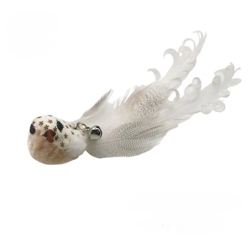 Plume Oiseau Pour Chat Jouet Naturel