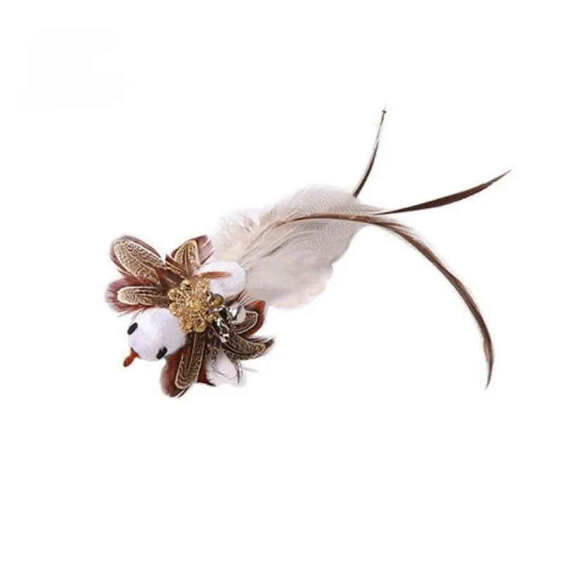 Plume Oiseau Pour Chat Jouet Naturel