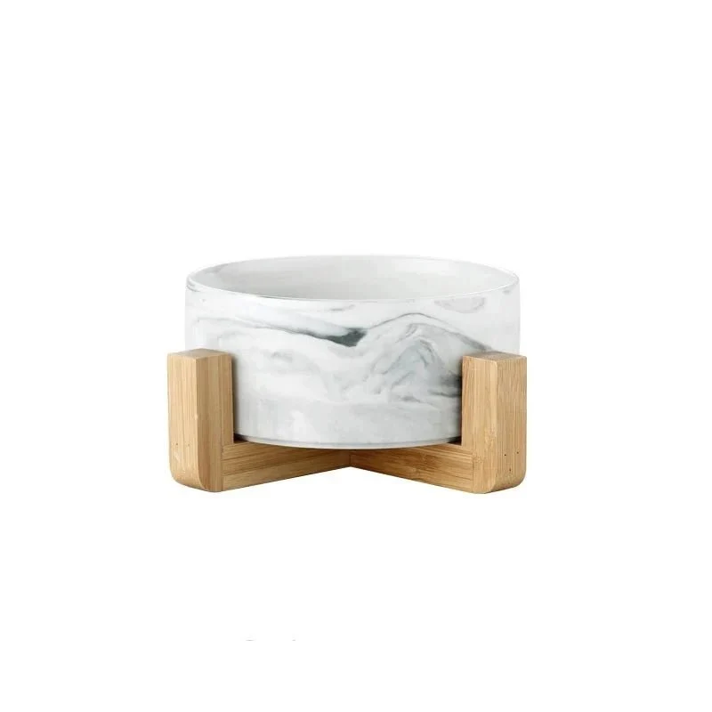 Gamelle Céramique Marbré Pour Chien